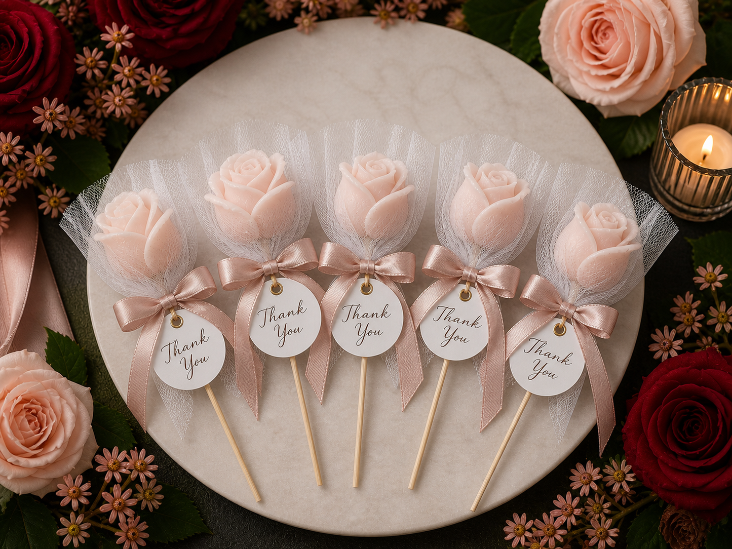 Individual Floral Favors - Wax Melt