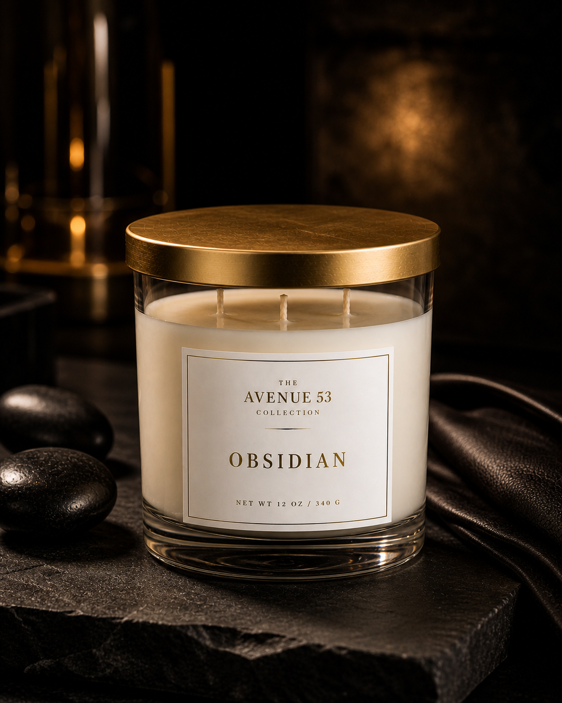 Obsidian 12oz Candle