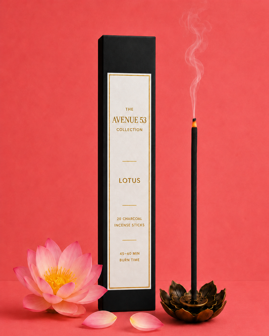 Lotus Charcoal Incense - 20 Sticks