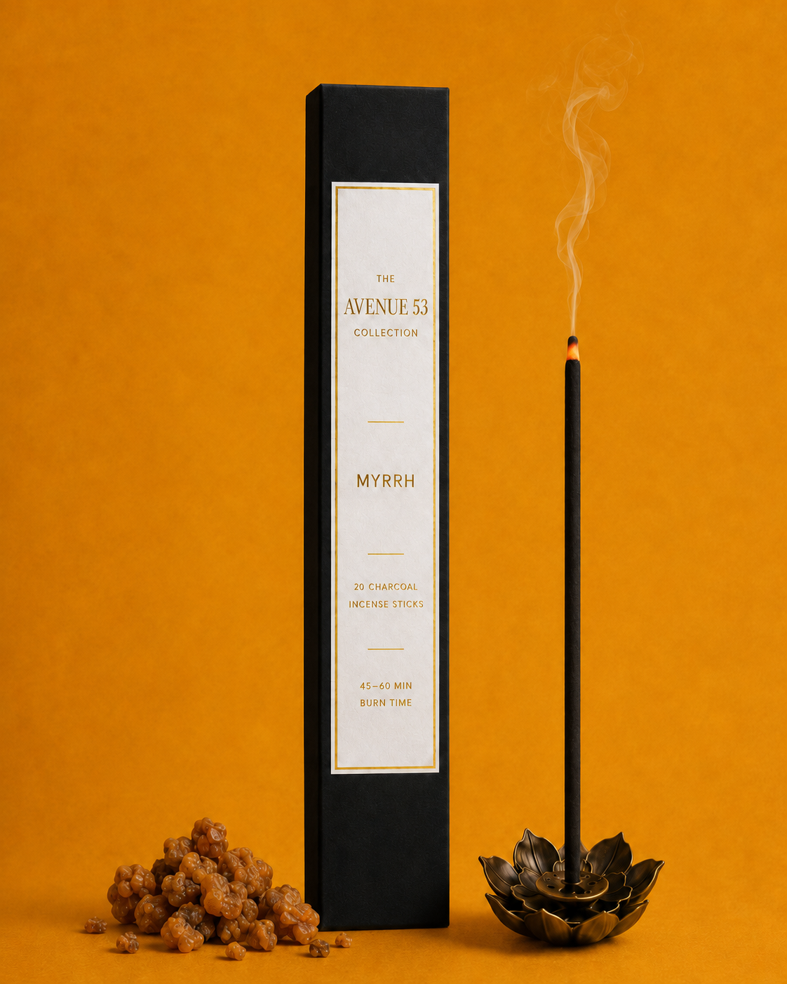 Myrrh Charcoal Incense - 20 Sticks